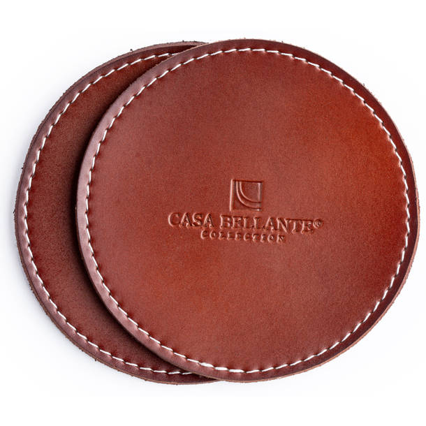 Williston Genuine Leather Coaster Wayfair
